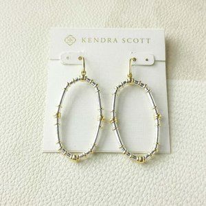 Kendra Scott Essie Open Frame Earrings | Mixed Metal